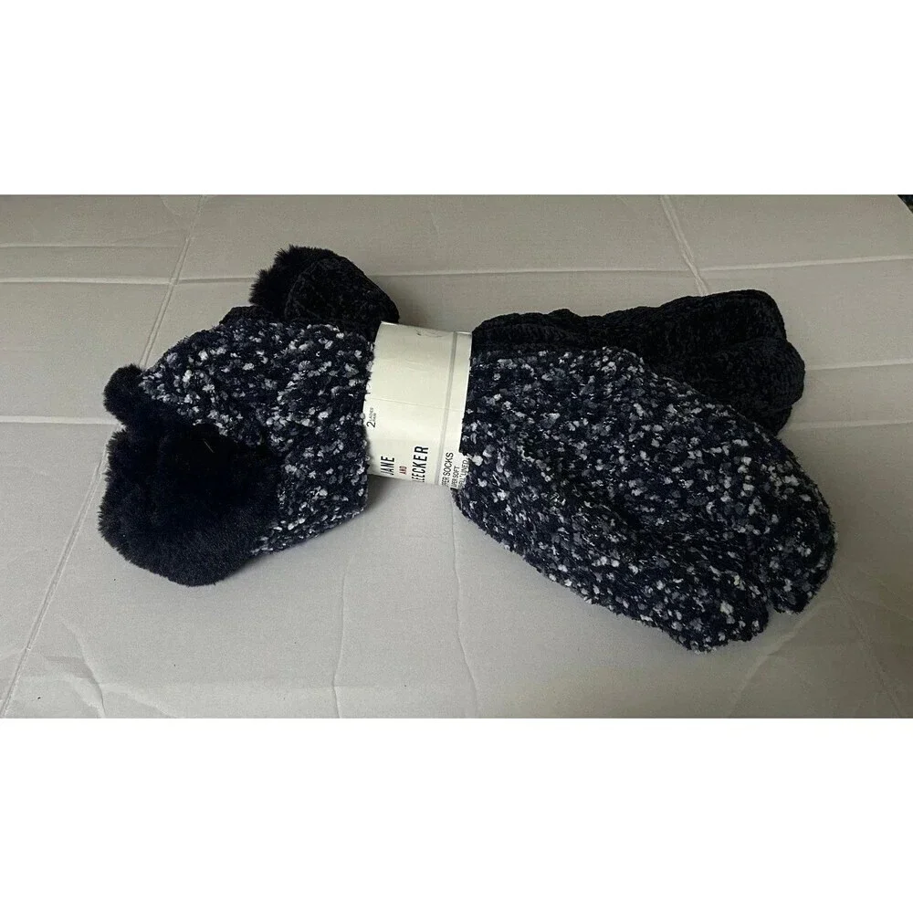 Jane and Bleecker Women’s Super Soft Plushfill Lined Slipper Socks NWT